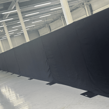 Black Wool Serge Drape Hire